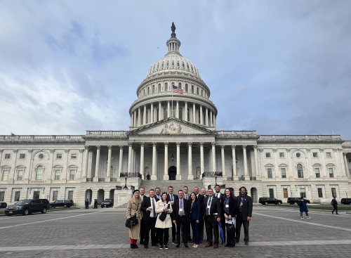 Washington D.C. Fly-In group photo in front of the Capitol