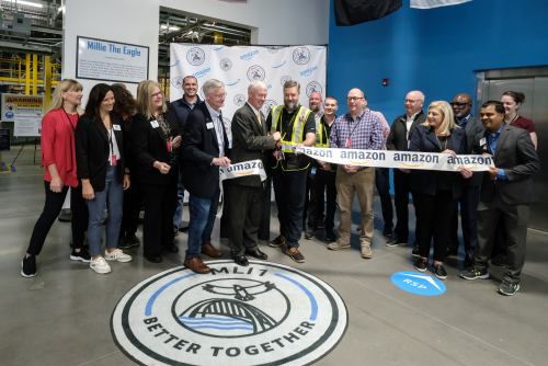 Amazon ribbon cutting
