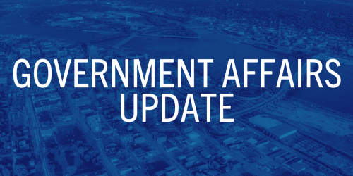Government affairs update graphic
