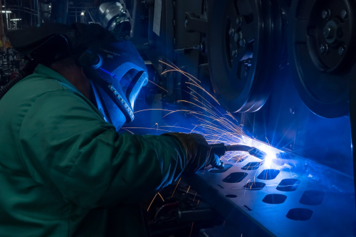 deere harvester welding