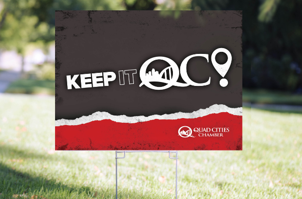 Keep It QC Yard sign